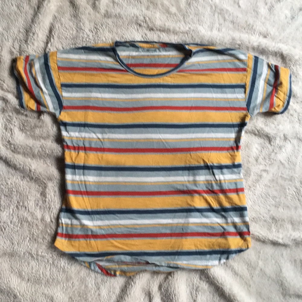 Madewell Whisper Cotton Striped Tee Size M